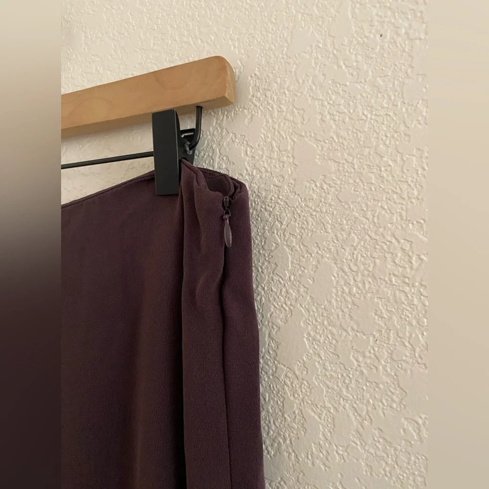 Eileen Fisher Pants Womens Size Small Plum Wide Leg Trousers Minimalist Lux